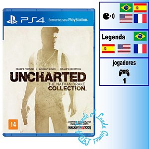 Uncharted The Nathan Drake Collection - PS4 - Novo