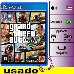 Jogo Ps5 Grand Theft Auto V Gta 5 Midia Fisica