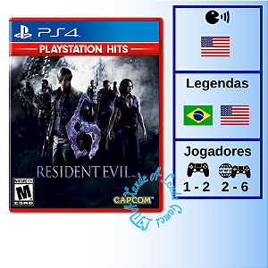 Resident Evil 6 (PlayStation Hits) PS4 [EUA]