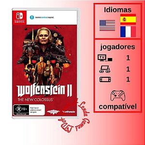 Wolfenstein 2 The New Colossus - SWITCH [EUROPA]