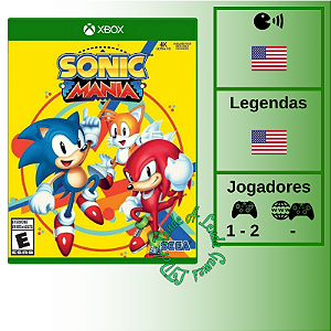 Sonic Mania - XBOX ONE [EUA]