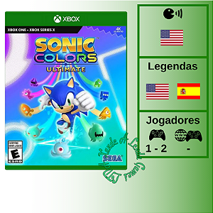 Jogo Xbox 360 Sonic Ultimate Genesis Collection Fisica