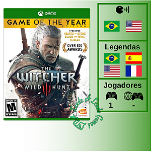 The Witcher 3 Wild Hunt Game of the Year Edition - XBOX ONE [EUA]
