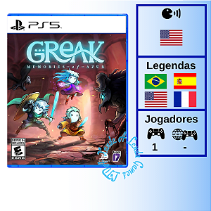 Greak Memories of Azur - PS5 [EUA]
