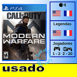 Call of Duty Modern Warfare - PS4 [EUA] Usado