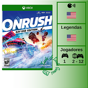 Onrush Day One Edition - XBOX ONE [EUA]