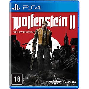 Wolfenstein 2 The New Colossus - PS4 - Novo