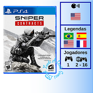 Sniper Ghost Warrior Contracts - PS4 [EUA]