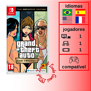 Grand Theft Auto The Trilogy The Definitive Edition (GTA Trilogia) - SWITCH [EUROPA]