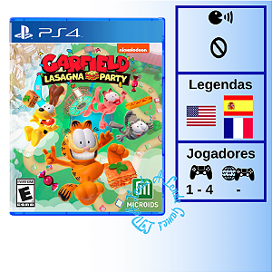 Garfield Lasagna Party - PS4 [EUA]