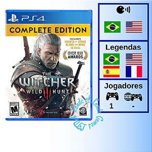 The Witcher 3 Wild Hunt Complete Edition - PS4 [EUA]