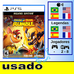 Crash Team Rumble Deluxe Edition - PS5 [EUA] Usado