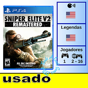 Sniper Elite V2 Remastered - PS4 [EUA] Usado