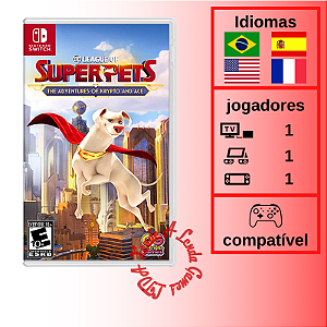 DC League of Super Pets: The Adventures of Krypto and Ace - SWITCH [EUA]