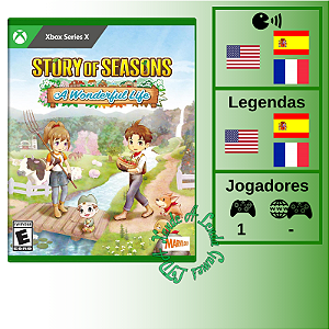 Story of Seasons A Wonderful Life - XBOX SERIES X  [EUA]