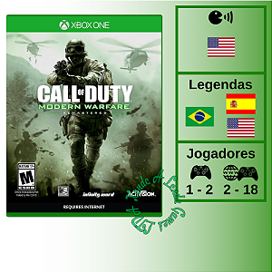 Call of Duty Modern Warfare Remastered - XBOX ONE [EUA]