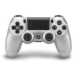 Controle Dualshock 4 - PS4 - Novo - Prata