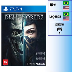 Dishonored 2 - PS4 - Novo