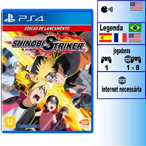 Naruto to Boruto Shinobi Striker - PS4 - Novo