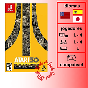 Atari 50 The Anniversary Celebration Expanded Steelbook Edition - SWITCH [EUA]