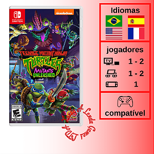 Teenage Mutant Ninja Turtles Mutants Unleashed - SWITCH [EUA]