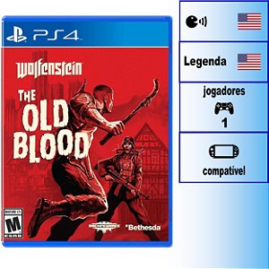 Wolfenstein The Old Blood - PS4 - Novo