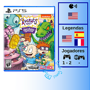 Rugrats Adventures in Gameland - PS5 [EUA]