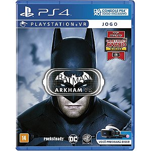 Batman Arkham VR - PS4 - Novo