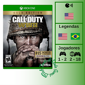 Call of Duty World War II Gold Edition - XBOX ONE [EUA]