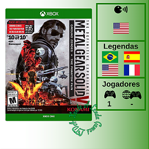 Metal Gear Solid V The Definitive Experience - XBOX ONE [EUA]