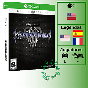 Kingdom Hearts III Deluxe Edition - XBOX ONE [EUA]