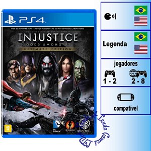 Injustice 2 (PlayStation Hits) - PS4 - Xande A Lenda Games. A sua loja de  jogos!