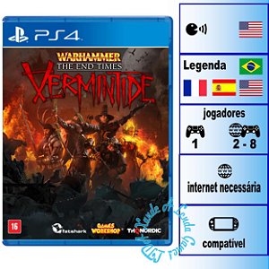 Warhammer The End Times Vermintide - PS4 - Novo