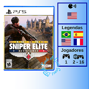 Sniper Elite Resistance Deluxe Edition - PS5 [EUA]