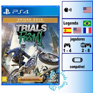 Trials Rising Edição Gold - PS4 - Novo