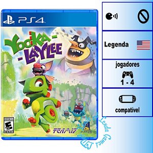 Yooka-Laylee - PS4 - Novo