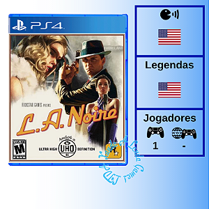 L.A. Noire - PS4 [EUA]