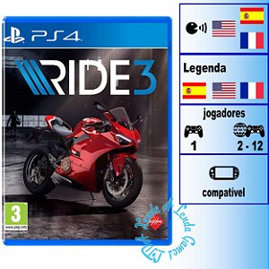 Ride 3 - PS4 - Novo