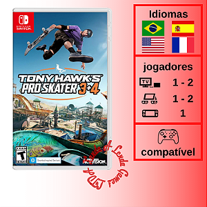 Tony Hawk's Pro Skater 3 + 4 - SWITCH [EUA]