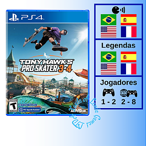 Tony Hawk's Pro Skater 3 + 4 - PS4 [EUA]