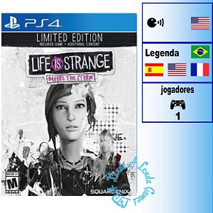 Life is Strange: Before the Storm Edição Limitada - PS4