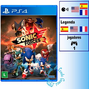 Sonic Forces - PS4 - Novo