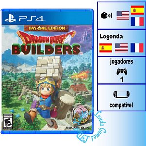 Dragon Quest Builders Day One Edition - PS4 - Novo