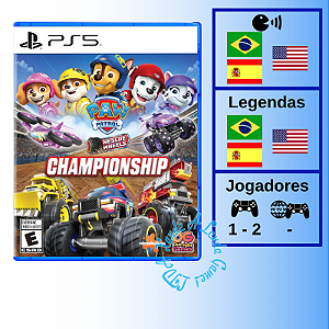 Paw Patrol Rescue Wheels Championship - PS5 [EUA]