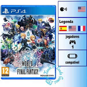 World of Final Fantasy - PS4 - Novo