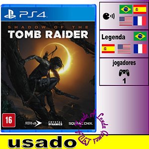 Shadow of the Tomb Raider - PS4 - Usado