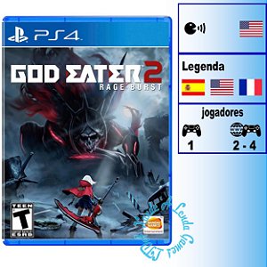 God Eater 2 Rage Burst - PS4 - Novo