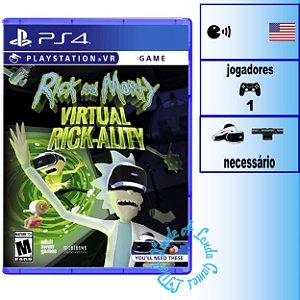 Rick and Morty Virtual Rickality - PS4VR - Novo