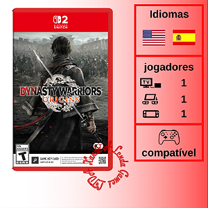 Dynasty Warriors Origins - SWITCH 2 [EUA]
