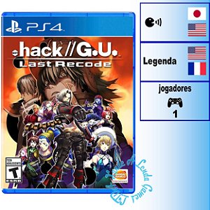 .Hack G.U. Last Recode - PS4 - Novo